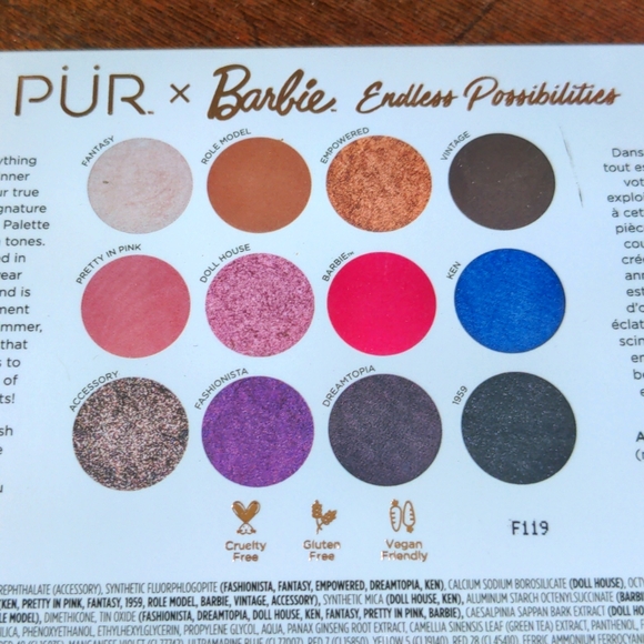PUR x Barbie 'Endless Possibilities' Eyeshadow Palette (Collectors Item) - Picture 7 of 13